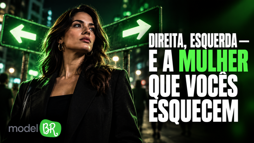 Direita, esquerda, e a mulher que vocês esquecem no meio da discussão